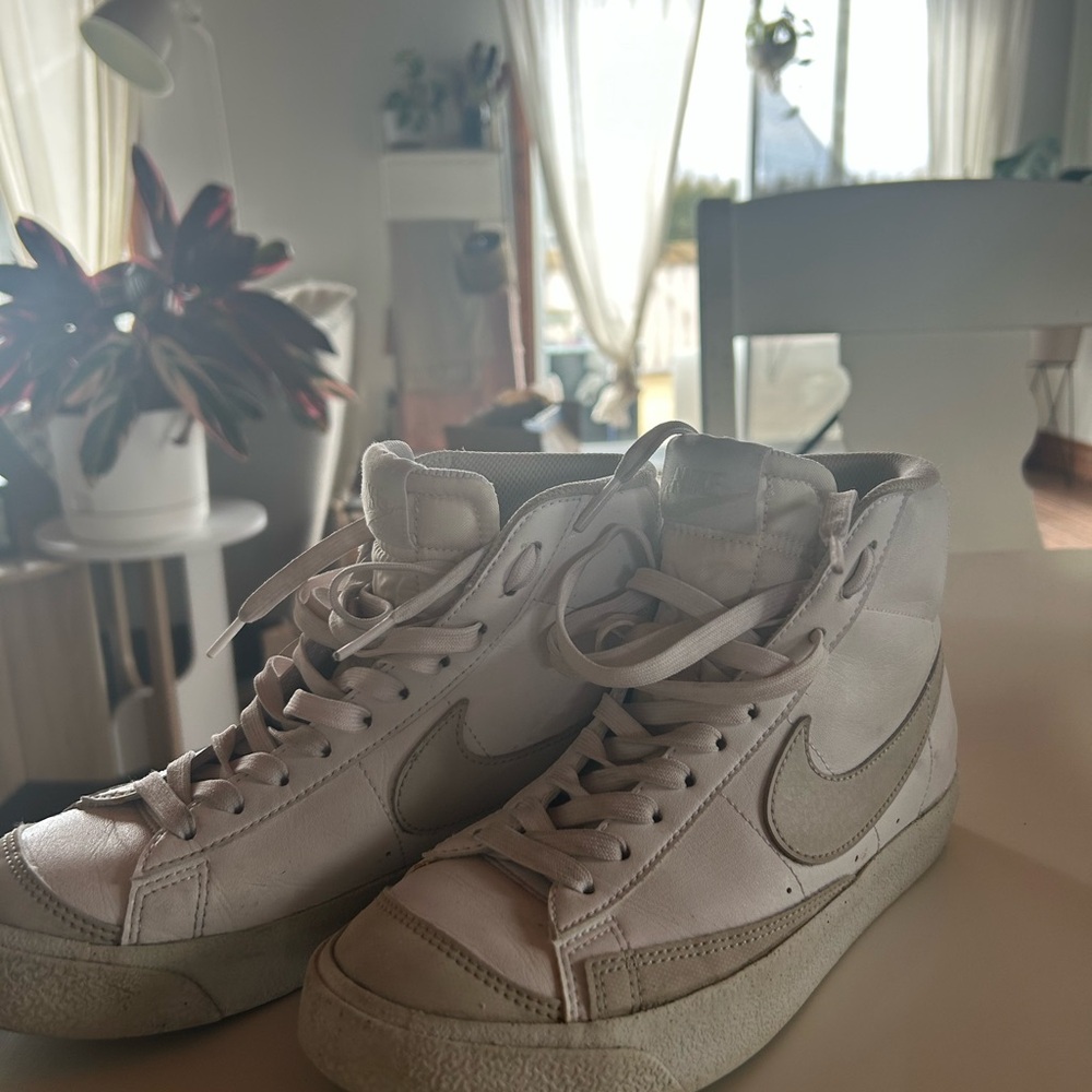 Women's White Nike blazer